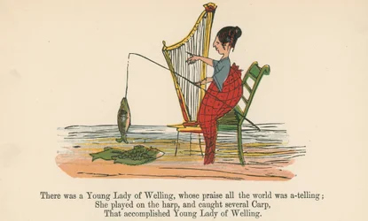 There was a Young Lady of Welling, whose praise all the world was a-telling, from 