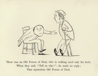 There was an Old Person of Deal, who in walking used only his heel