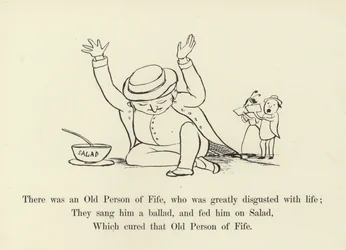 There was an Old Person of Fife, who was greatly disgusted with life