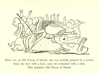 There was an Old Person of Stroud, who was Horribly Jammed in a Crowd