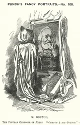 Punch Cartoon: Charles Gounod, French Composer
