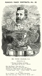 Peter Graham, Scottish Artist (engraving)