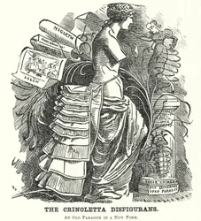 Punch cartoon: The Crinoletta Disfigurans