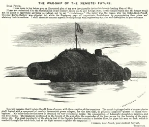 Punch Cartoon: The Warship of the (Remote) Future
