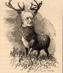 Cartoon of Walter Francis Scott