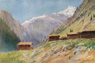 Looking Down the Gurais Valley, from Dudhgai Village