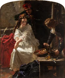 Charlotte Corday in the Prison of the Conciergerie