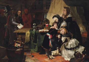 The Last Parting of Marie Antoinette and Her Son