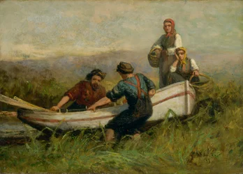 People Near Boat, 1893