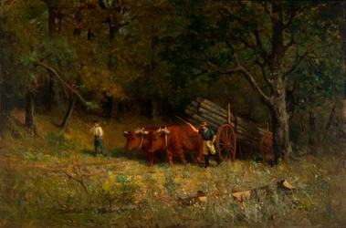 Untitled (boy and man with oxen)
