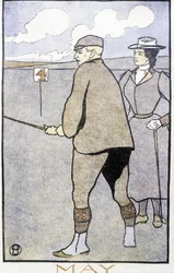 Couple Playing Golf - in 