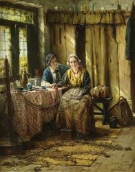 Fisherfolk in an Interior