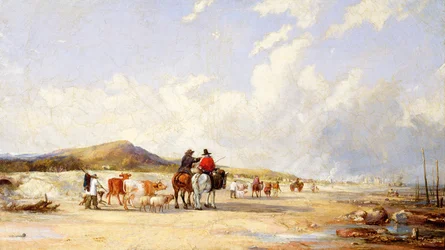 Crossing the Sands to Swansea Market