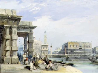View of the Piazzetta and the Palazzo Ducale from the Dogana di Mare, Venice