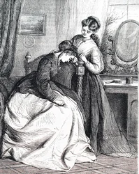 An Older Sister Comforting Her Young Sister