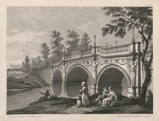 Perspective View of the Bridge at Sion