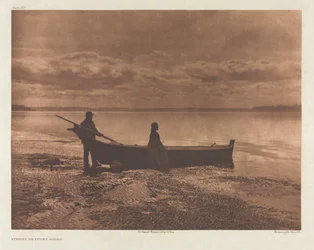 Portfolio IX, Plate 312: Evening on Puget Sound