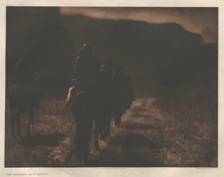 The Vanishing Race-Navajo (Portfolio I, Plate 1)
