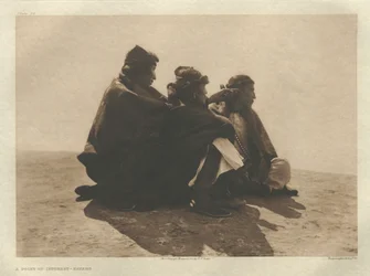Portfolio I, Plate 36: A Point of Interest-Navaho
