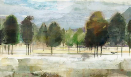 Abstract Forest Landscape