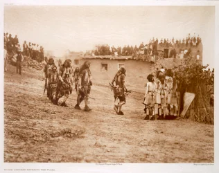 Snake Dancers Entering the Plaza