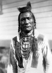 Bird Rattle, Indian man