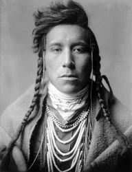 Bird on High Land, Crow Indian, Montana, USA, c. 1908, photo Edward S. Curtis