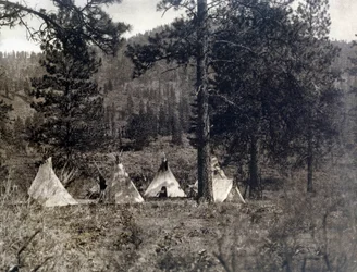 American Indians: Camp of the Spokan Indians