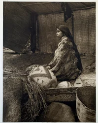 American Indians: A Young Indian Girl, Daughter of Chief of the Skokomish Tribe