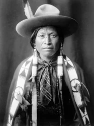 Jicarilla cowboy, New Mexico, c. 1905, photo Edward S. Curtis