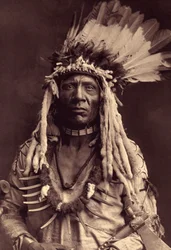 Weasel Tail (Apohsuyis). Photo from Volume 6 of the Encyclopedia Published by Edward S. Curtis on the Indians of North America