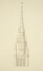 Projected Tower of St Mary Redcliffe