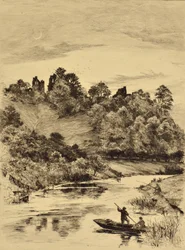 The Dove: Tutbury Castle, c.1880