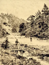 The Tees: The Tees at Ovington, c.1880