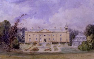 A Classical Country House with Formal Garden and Conservatory