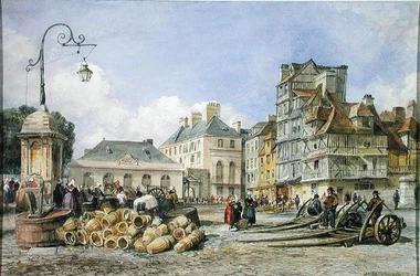A Market Square on the Continent