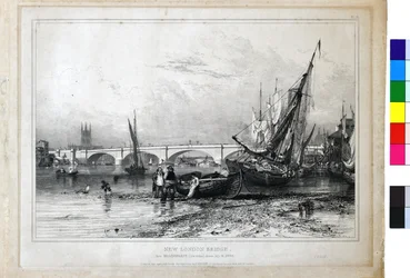 New London Bridge from Billingsgate (Low Water)