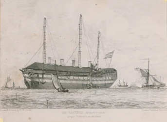 The Hastings lying in Ordinary in the Medway