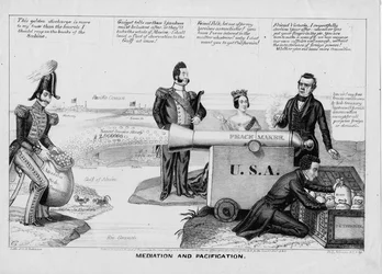 Mediation and Pacification, published by H R Robinson, New York, 1846