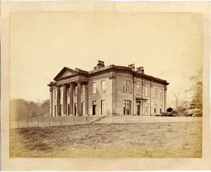 View of Roundhay house, Roundhay Park, Leeds