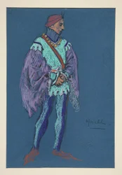 A Herald, Costume Sketch for Henry Irving