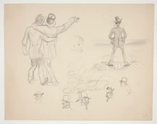 Assorted Male Figure Studies