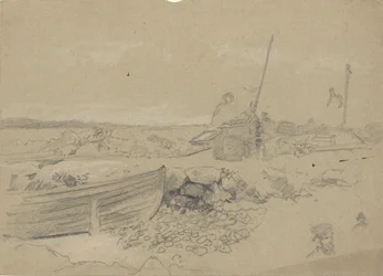 Beach Scene with Dory