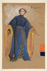 Bolingbroke, Costume Sketch for King Richard II