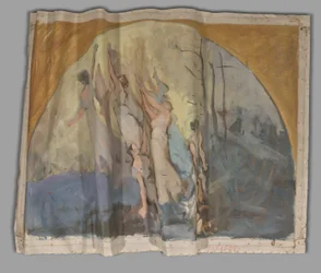 Compositional Study for The Spirit of Light, Rotunda, Pennsylvania State Capitol, Harrisburg