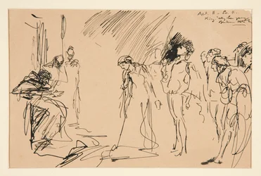 Court Scene (Act II, Scene II, King Lear?)