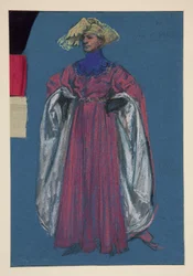 Duke of York, Costume Sketch for Henry Irving