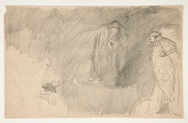 Figure in Repose, sketch for an unidentified Shakespeare play