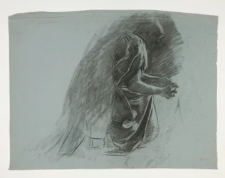 Sir Lancelot and Sir Bors Outfit Galahad with His Spurs, from The Quest of the Holy Grail (second of a series of fifteen paintings for the Boston Public Library, completed in 1901)