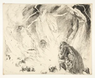 First Apparition: Macbeth! Macbeth! Macbeth! beware Macduff., Act IV, Scene 1, Macbeth